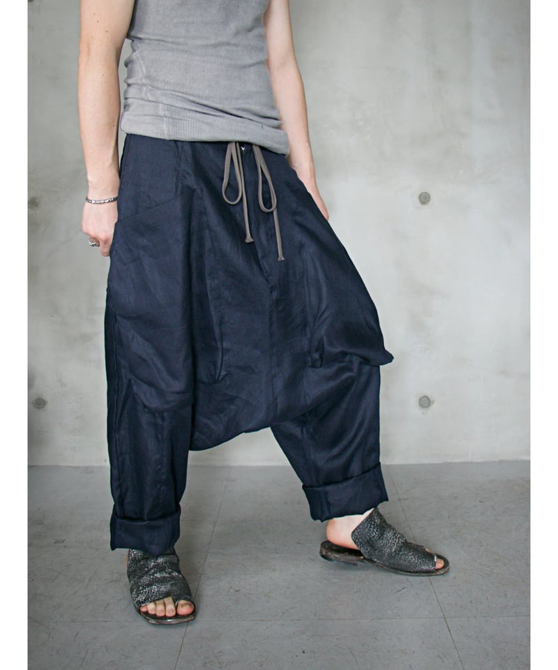 A.F ARTEFACT / ag-9033 / Heringbone Sarouel Wid