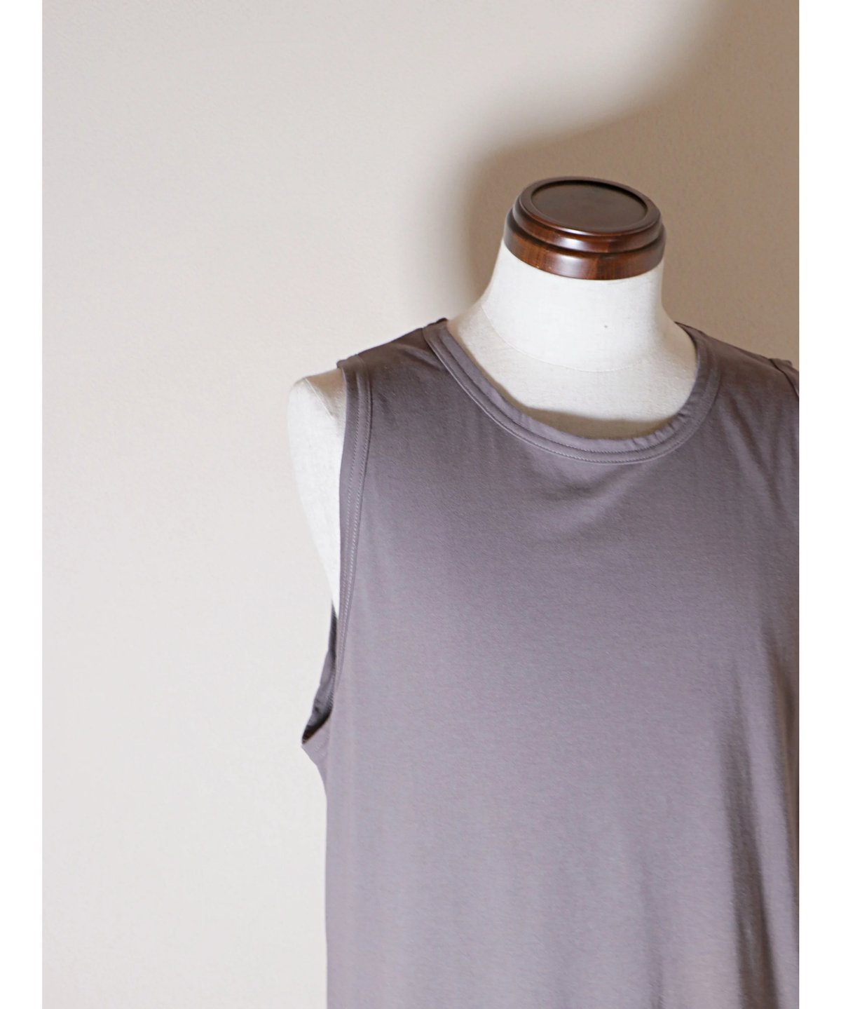 ○★新品未使用　A.F ARTEFACT　ロングタンクトップ　1　アイボリー A.F ARTEFACT / ag-6083-1 / ロングタンクトップ / GREY | O