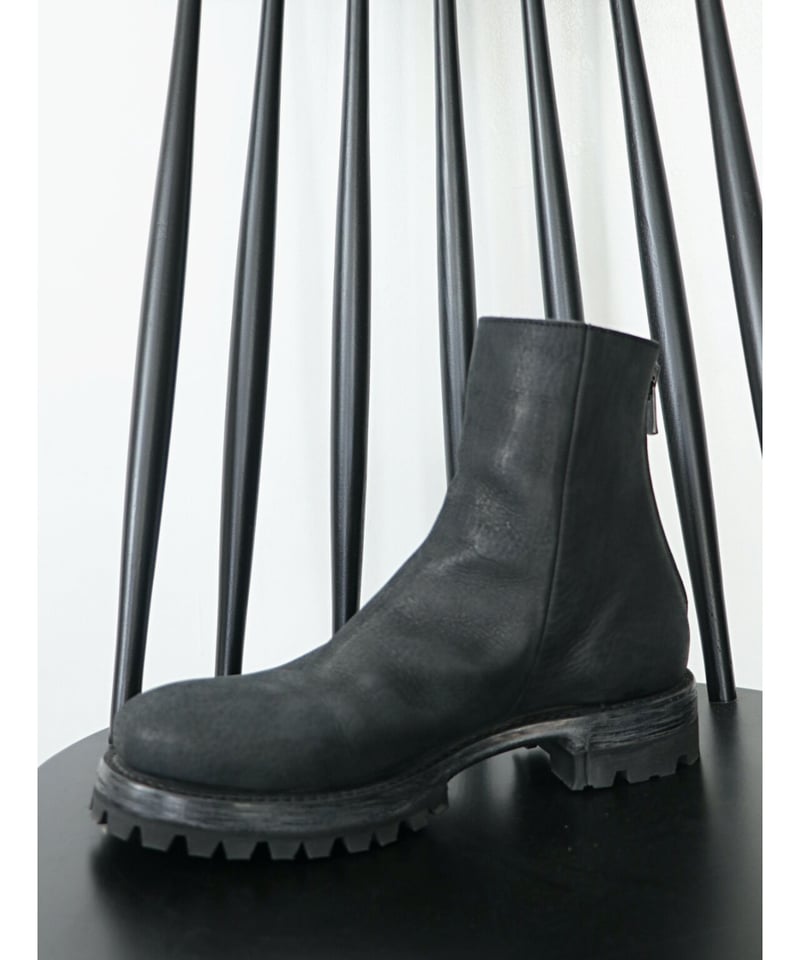 ポルタユ Portaille レザー ブーツ 42 Portaille / M37-L3BLR3HF100 / Back zip Drape Bo