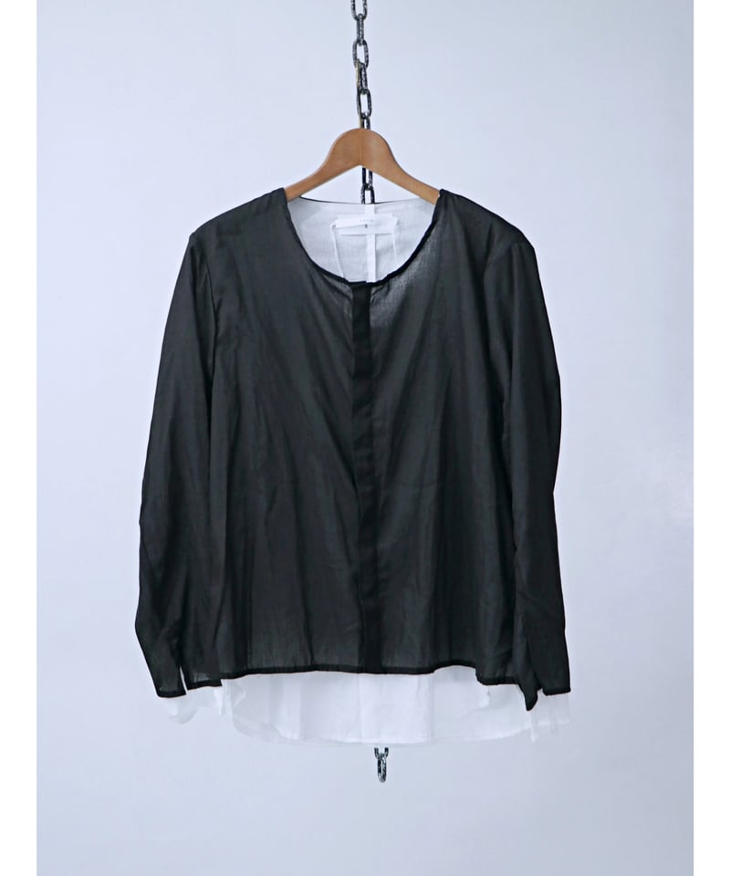 ASKYY / S13 / レイヤードシャツ / BLK/WHT | Owls Himeji ASKYY / S13 / レイヤードシャツ / BLK/WHT | Owls Himeji
