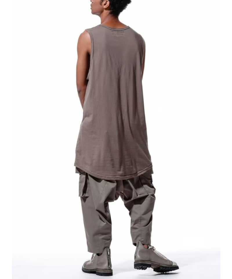 ○★新品未使用　A.F ARTEFACT　ロングタンクトップ　1　アイボリー A.F ARTEFACT / ag-6083-1 / ロングタンクトップ / GREY | O