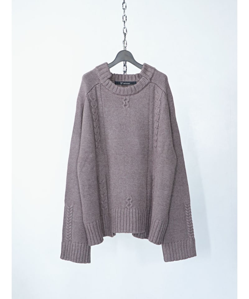 A.F ARTEFACT / ag-6002 / Low Gauge Knit Pullov...