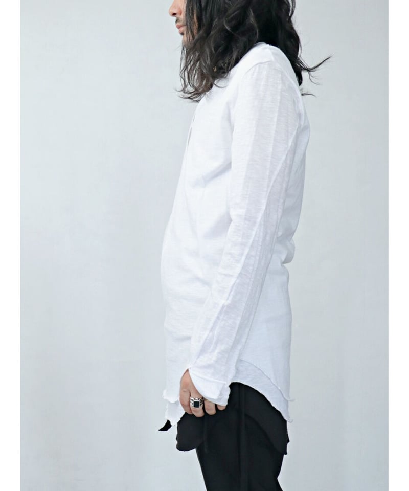 ASKYY / PA21 / LAYERD TUNIC CUTSEW / WHT | Owl...