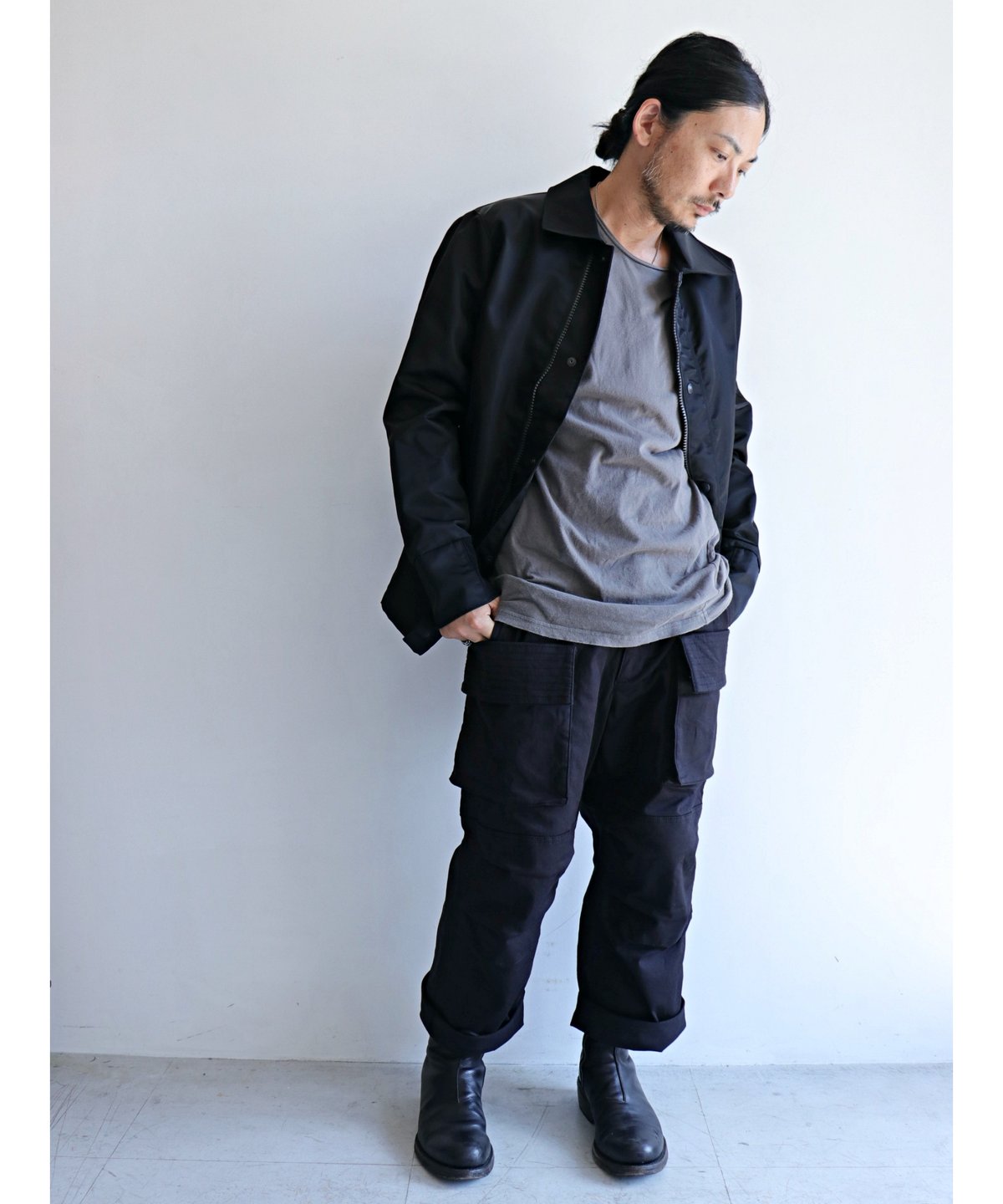 RIPVANWINKLE レザー パンツ DEVOA 会う backlash sise - パンツ