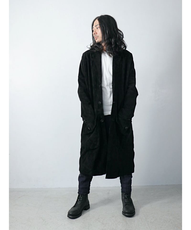 【美品】sulvamスエード オーバー コート 美品】sulvamスエード オーバー コート