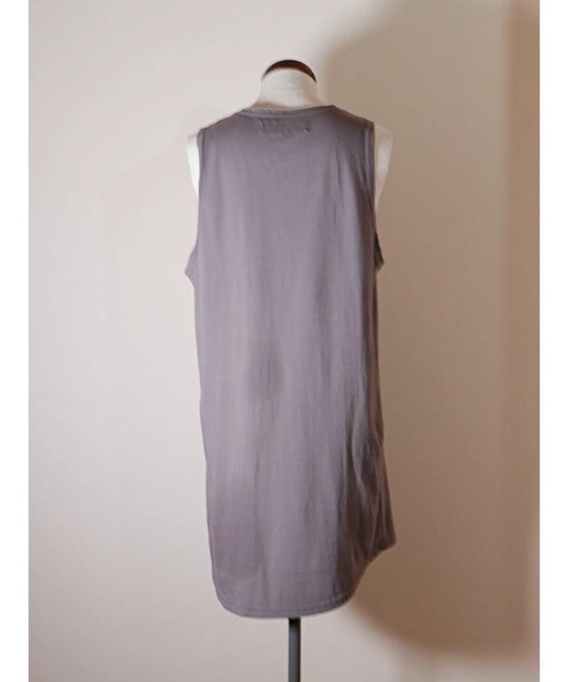 ○★新品未使用　A.F ARTEFACT　ロングタンクトップ　1　アイボリー A.F ARTEFACT / ag-6083-1 / ロングタンクトップ / GREY | O