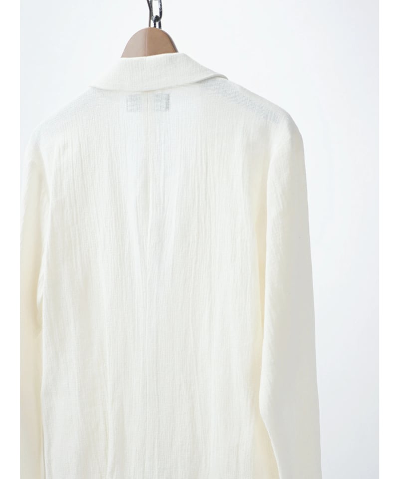 北欧暮らしの道具店　コットンリネン　ジャケット　オフホワイト 北欧暮らしの道具店 コットンリネン ジャケット オフホワイト