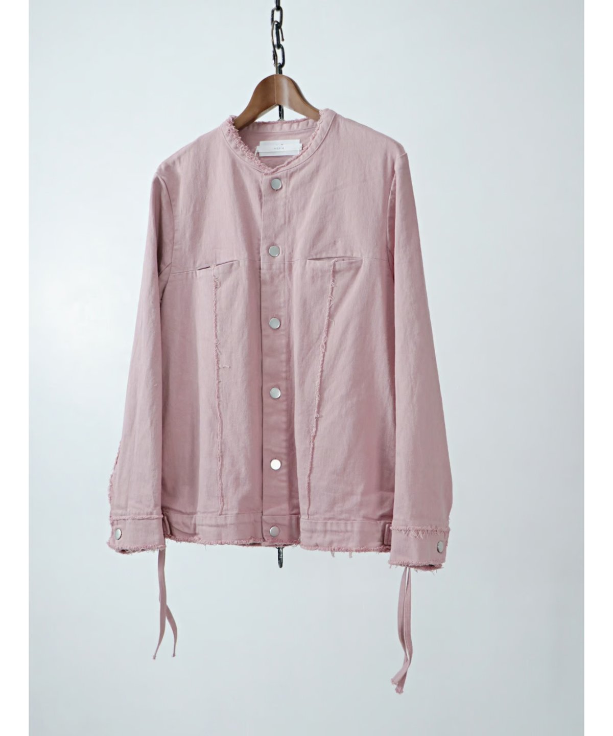 ASKYY / R2 / GRUNGE DENIM JACKET / DEEP PINK | ASKYY / R2 / GRUNGE DENIM JACKET / DEEP PINK |