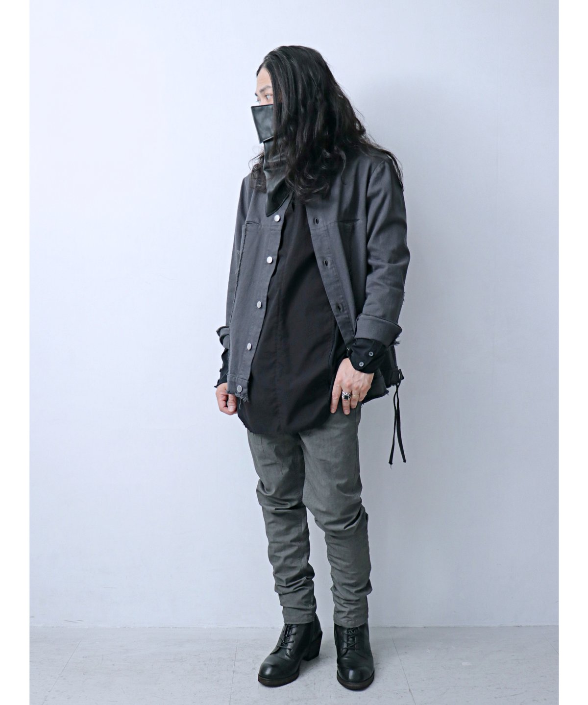 ASKYY / R2 / GRUNGE DENIM JACKET / DEEP DYE | ASKYY / R2 / GRUNGE DENIM JACKET / DEEP DYE |