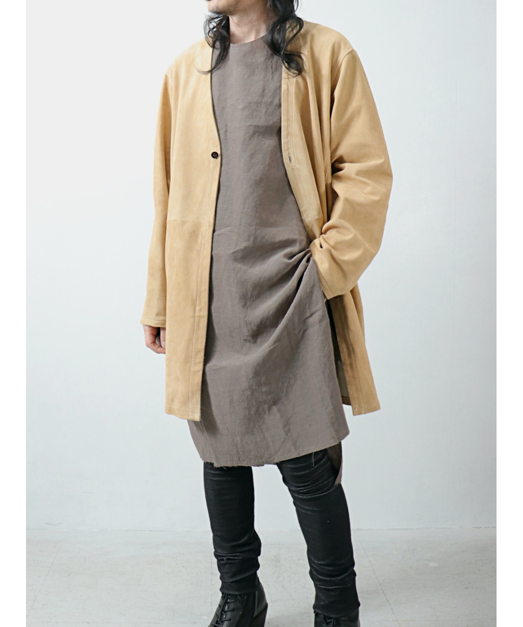 kujaku / F-295 / Long Sleeveless Pull Over / du kujaku / F-295 / Long Sleeveless Pull Over / du