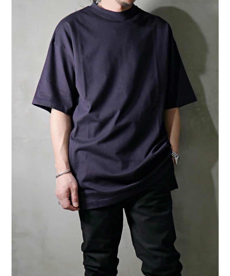 RIPVANWINKLE / RW-633 / DROP SHOULDER-T / NAVY 