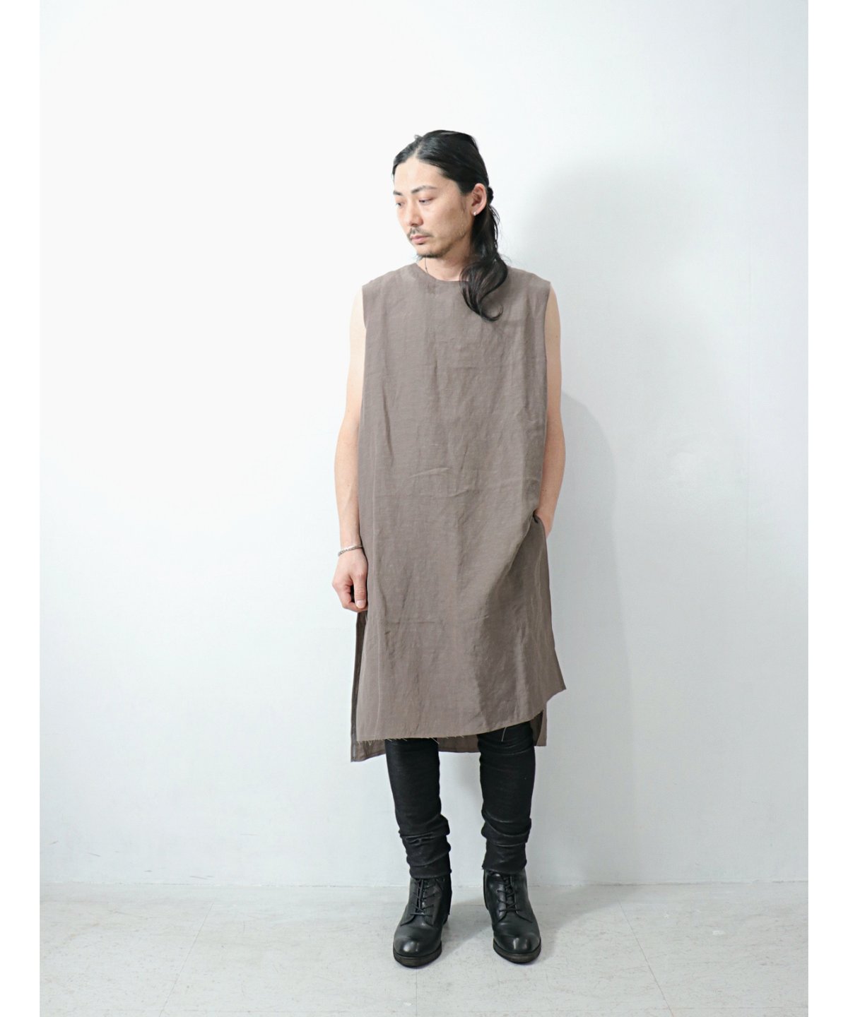 kujaku / F-295 / Long Sleeveless Pull Over / du kujaku / F-295 / Long Sleeveless Pull Over / du