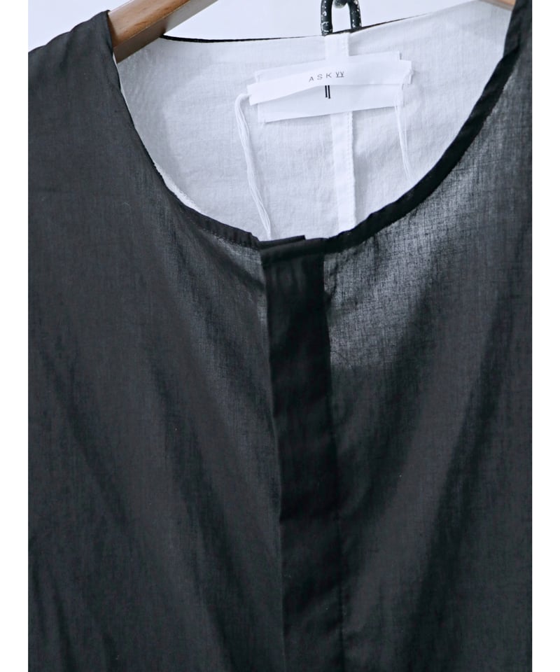ASKYY / S13 / レイヤードシャツ / BLK/WHT | Owls Himeji ASKYY / S13 / レイヤードシャツ / BLK/WHT | Owls Himeji