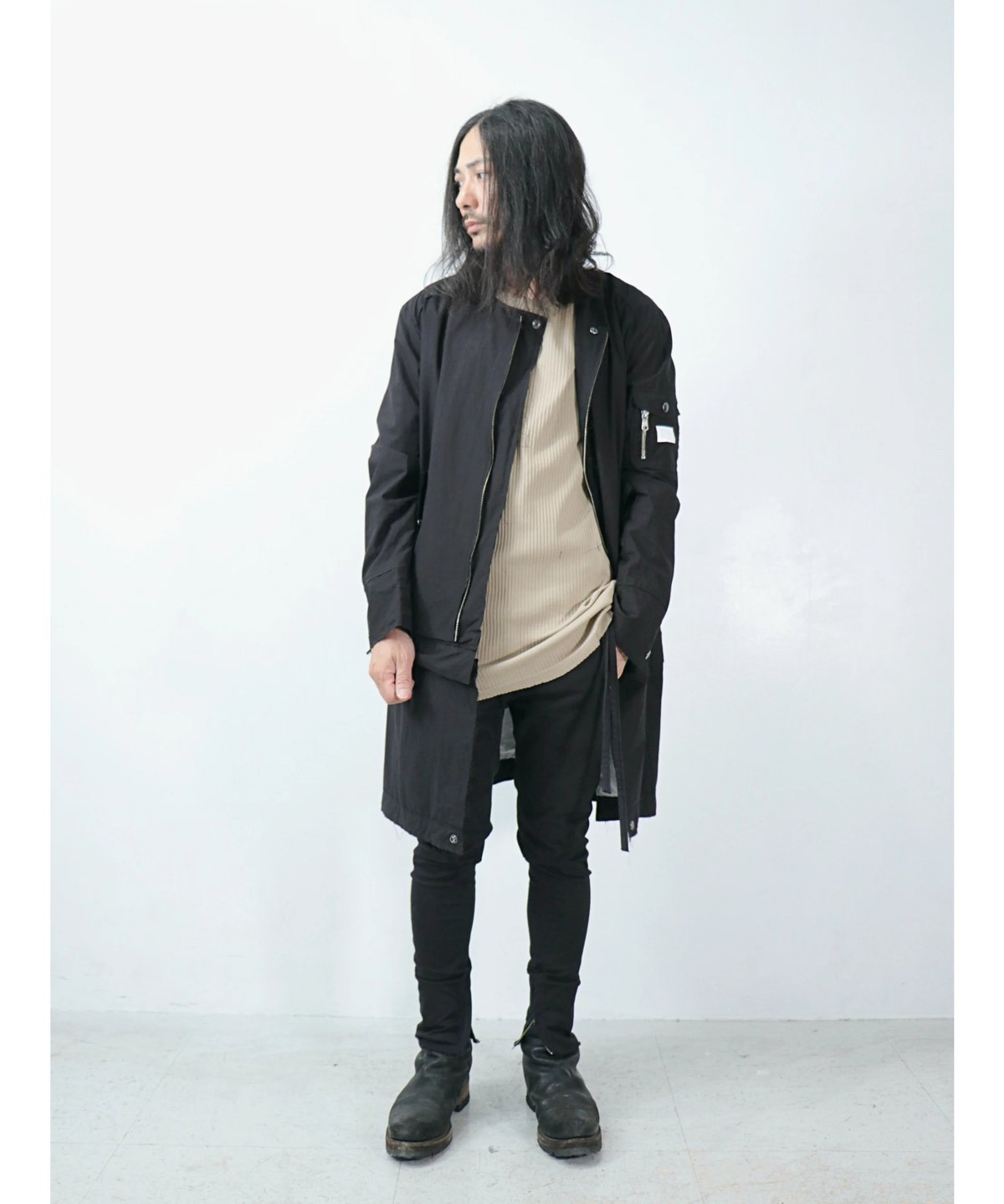 ASKYY / PT4 / コンバーチブルロングラインボンバージャケット (with