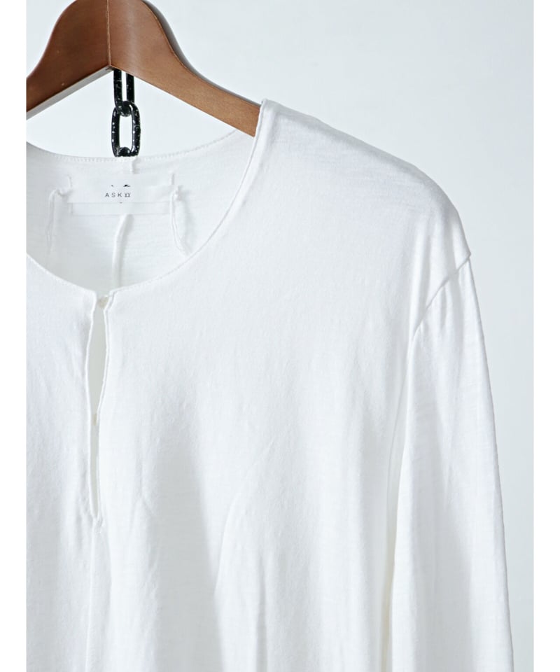 ASKYY / PA21 / LAYERD TUNIC CUTSEW / WHT | Owl