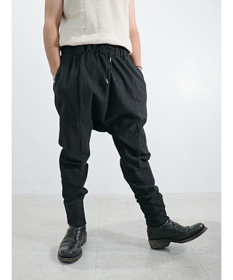 ★ Wir Lineal★サルエルドレスパンツ#2 Wir Lineal / 42LA208W110 / サルエルドレスパンツ＃2 / Strei