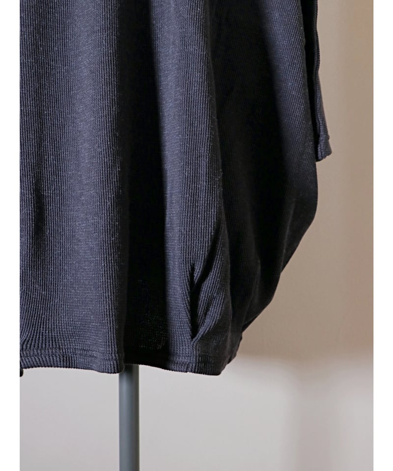 A.F ARTEFACT / ag-11031 / オーバーサイズワッフルドルマンT / CH