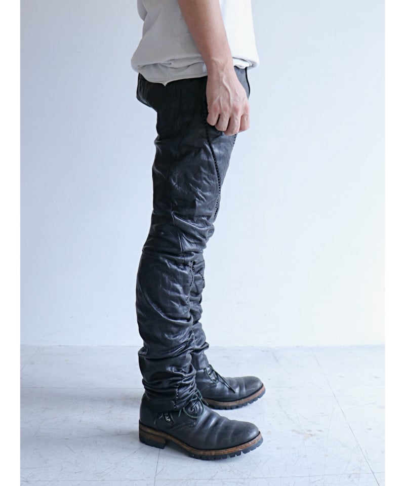 D.HYGEN / ST107-1724A / ソフトホースレザーオーバーロック