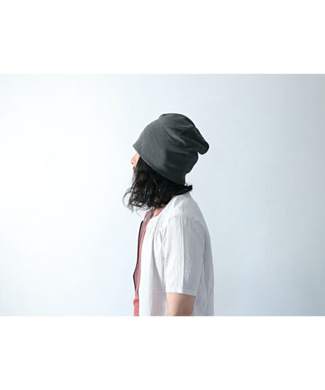 Thee OLD CIRCUS / 2209 /  PILE KNIT CUT CAP   / DUST CHARCOAL