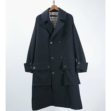 【A.F ARTEFACT】ロングジャケット A.F ARTEFACT - Washer Velour Hooded Long Jacket