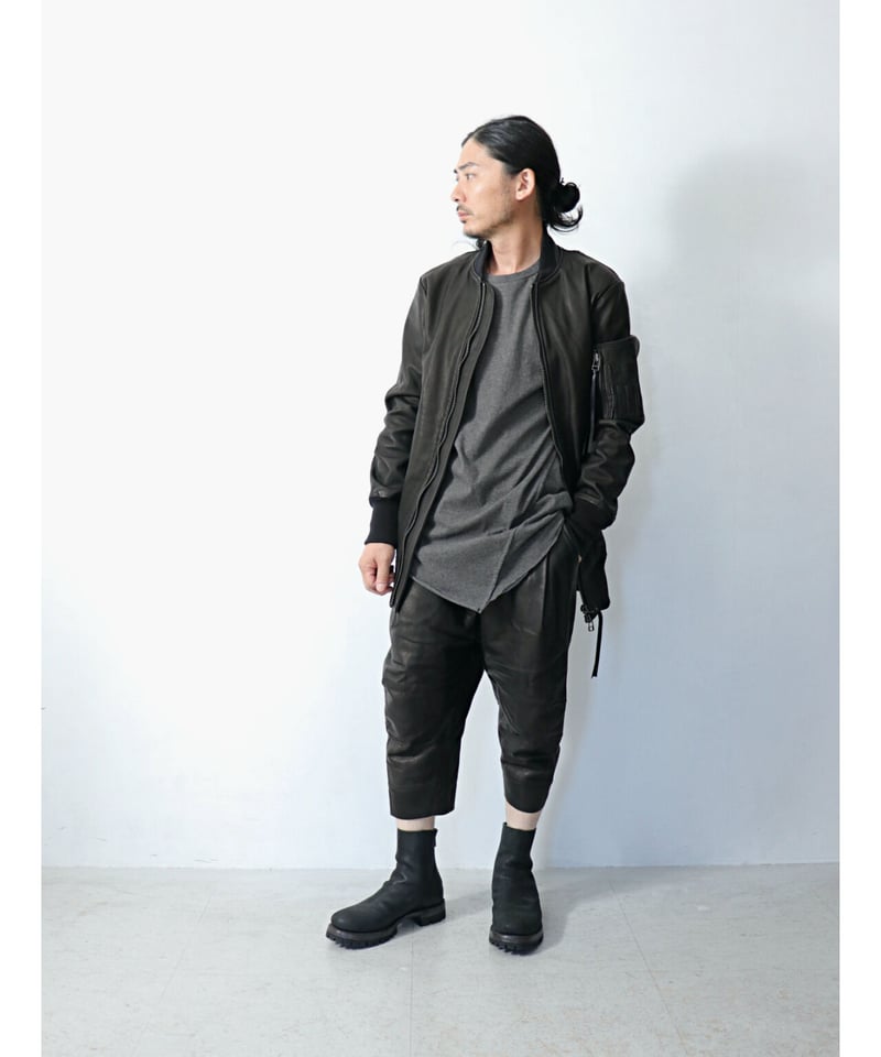 RIPVANWINKLE / RB-514 / SARROUEL LEATHER JERSEY...