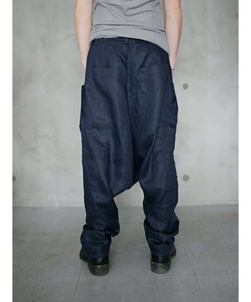 A.F ARTEFACT / ag-9033 / Heringbone Sarouel Wid