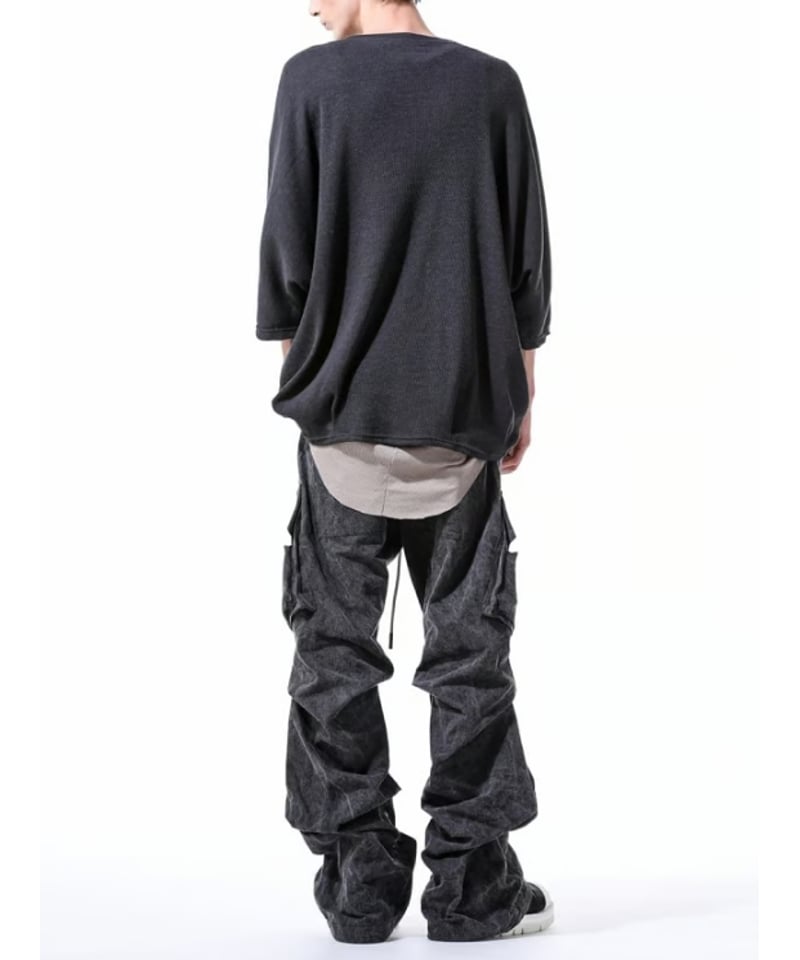 A.F ARTEFACT / ag-11031 / オーバーサイズワッフルドルマンT