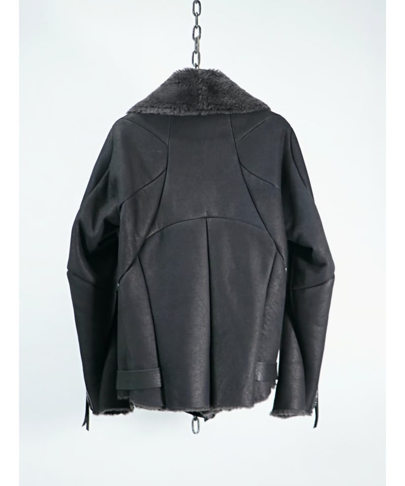 DES PRES 本革　羊革　黒　ブラック　ジャケット　コート　軽量　ゆったり DES PRES 本革 羊革 黒 ブラック ジャケット コート 軽量 DES PRES