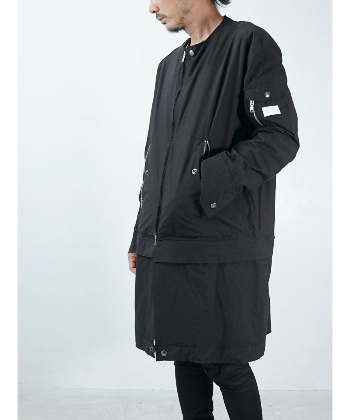 ASKYY / PT4 / コンバーチブルロングラインボンバージャケット (with