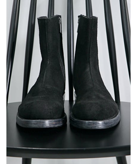 Portaille / M21 / Twin Zip Heel Boots / Canyon "BLACK SUEDE"