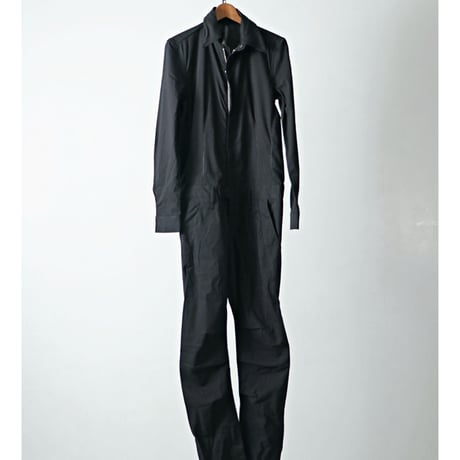 Thee OLD CIRCUS / 1110-K / Linen Rayon Cotton Jamp suits / DUST BLACK