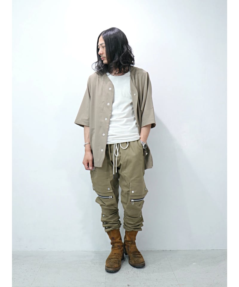 A.F ARTEFACT / ag-11063-1 / チノカーゴロングパンツ / BEIGE