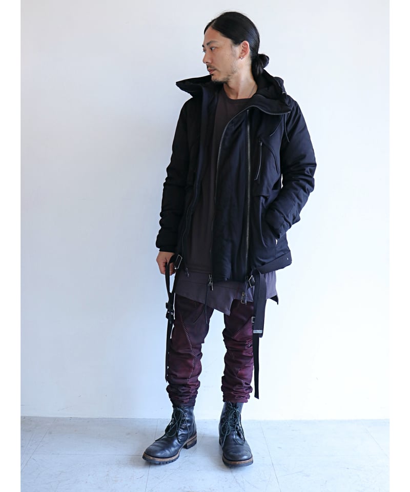 D.HYGEN / ST104-0124A / レーヨンツイルWジップフーディー