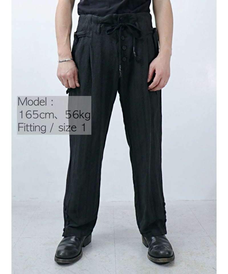 パンツ d5 D.HYGEN - Super Stretch Cotton Denim Hanging Pocket Cargo