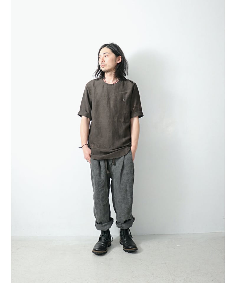 D.HYGEN / ST101-0522S / Uneven Dyed Rayon×Line...