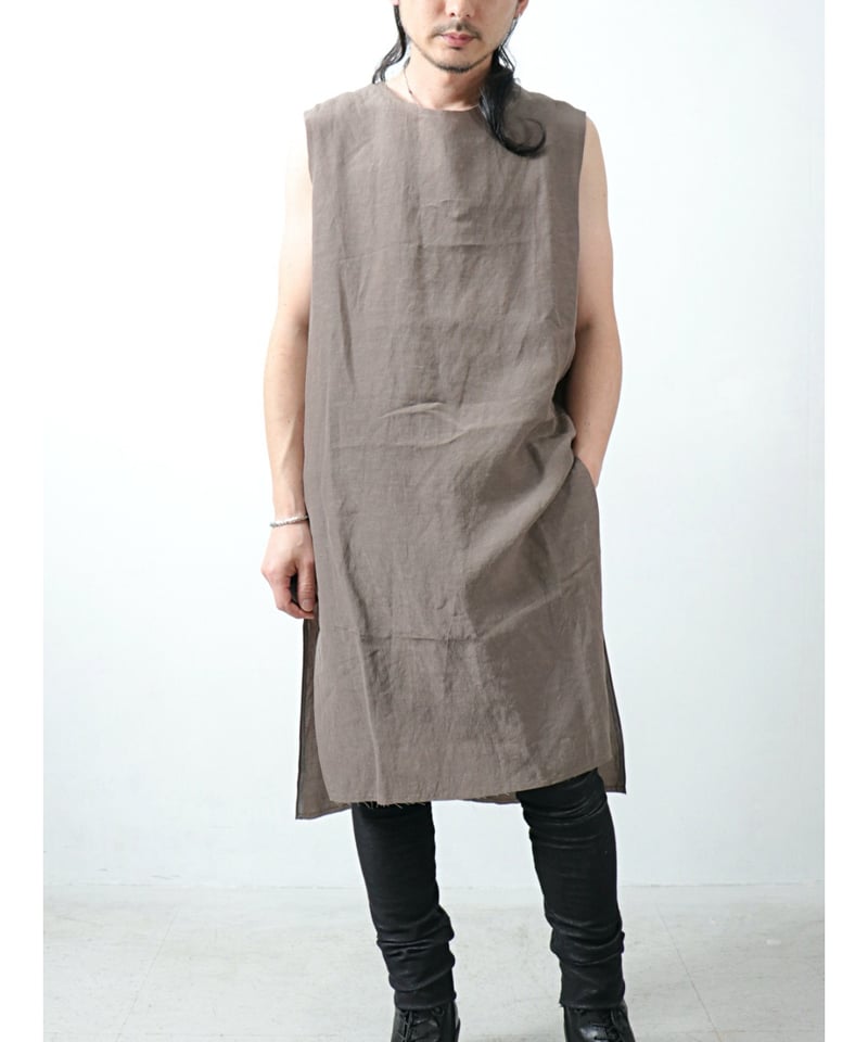 TOPOR 限定295部のうち289 kujaku / F-295 / Long Sleeveless Pull Over / du