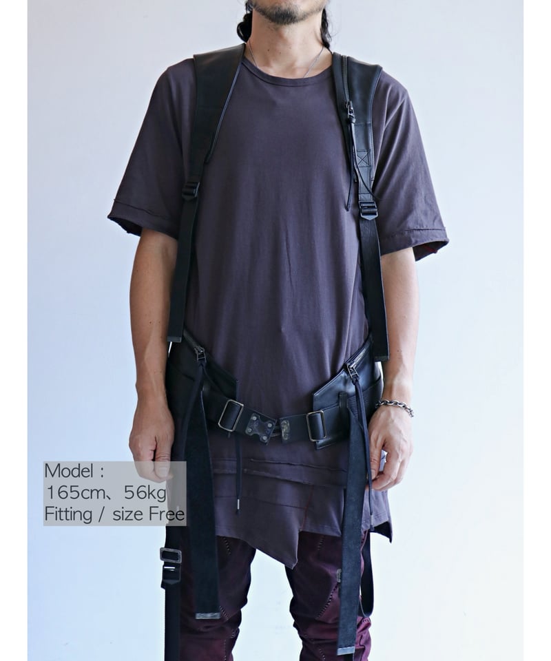 D.HYGEN / ST109-0224A / ホースレザーベストバッグ / BLACK | D.HYGEN / ST109-0224A / ホースレザーベストバッグ / BLACK |