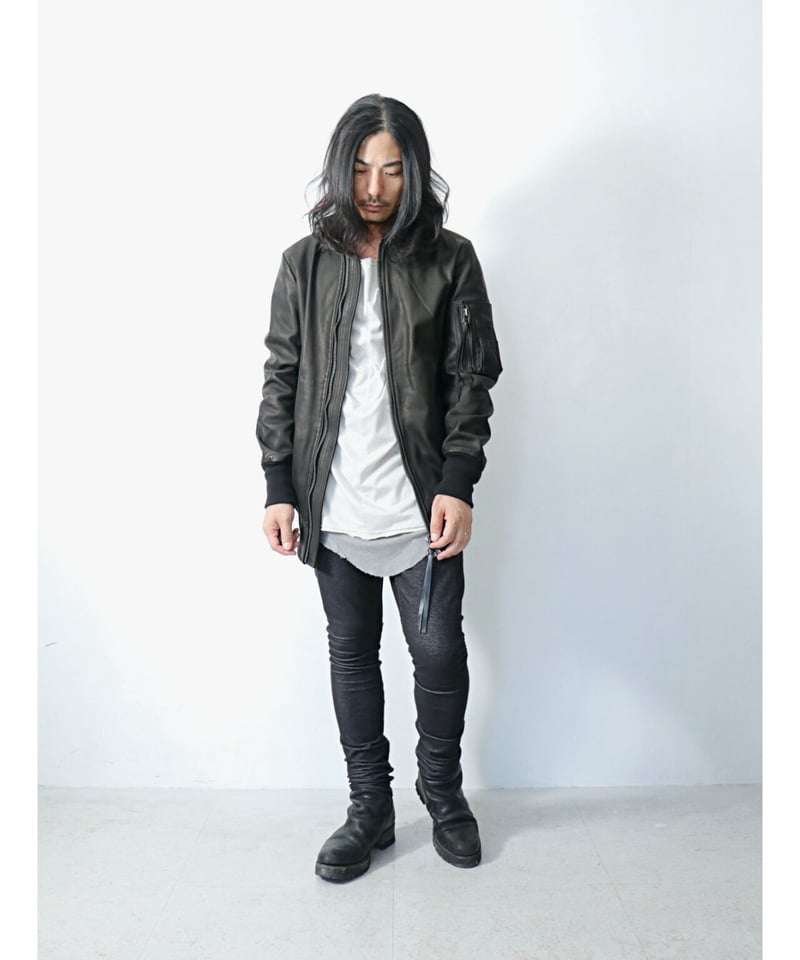 RIPVANWINKLE MA-1 LEATHER レザー