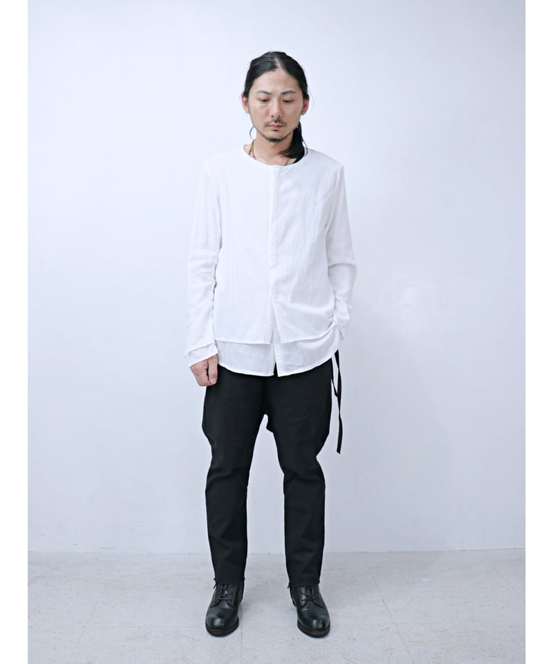 ASKYY エントランスシャツ　サイズ3 完全受注再販 ASKYY / LAYERED SHIRTS / BLK | ASKYY TOKYO FLAGSHIP