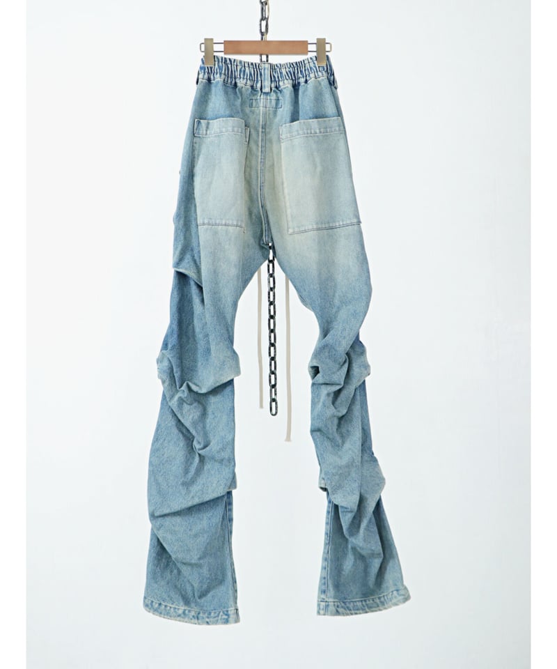 I部長 nm-1899.A.F ARTEFACT PANTS A.F ARTEFACT CURVED LONG PANTS / LINEN TWILL (GREEN)の商品