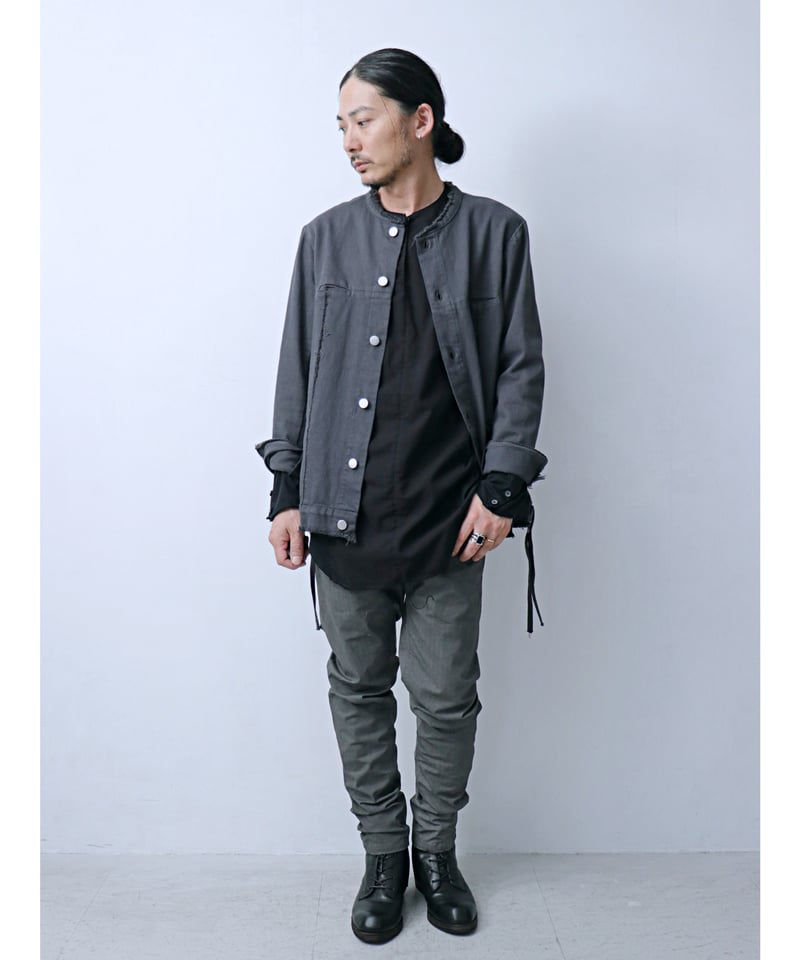 ASKYY / R2 / GRUNGE DENIM JACKET / DEEP DYE | ASKYY / R2 / GRUNGE DENIM JACKET / DEEP DYE |