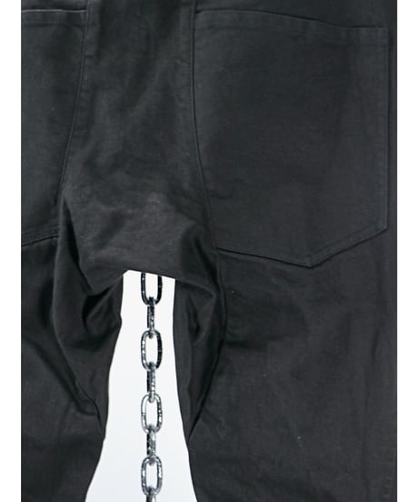 D.HYGEN / ST107-0425S / ストレッチデニムストレートスリムパンツ / BLACK