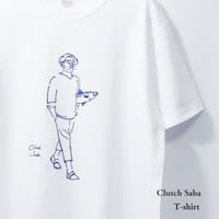 NEW クラッチ鯖Tシャツ　ホワイト