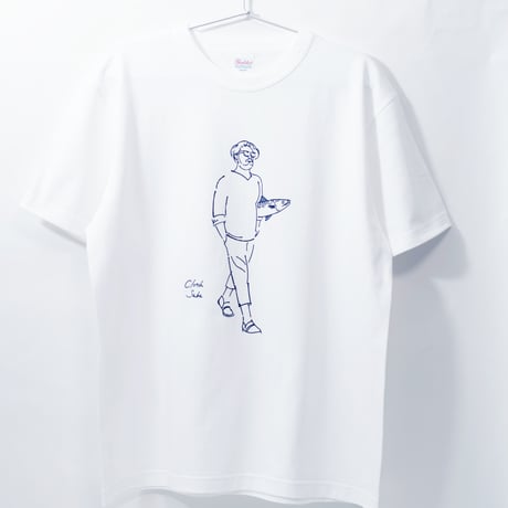 NEW クラッチ鯖Tシャツ　ホワイト