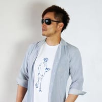 クラッチ鯖Tシャツ　ホワイト