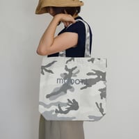 ＭＡＰＯＴＴトート　白迷彩（ロゴ 大）