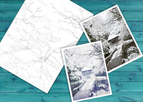 CATEGORY 風景画 | 下絵工房カルトーネ