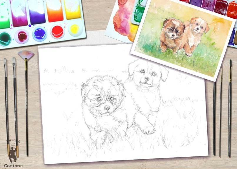 絵画　額付(銀）油絵　uF6-071619　可愛い子犬と女の子 71uqihO4W8L._UF350,350_QL80_.jpg