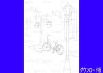 191c 紅葉と自転車