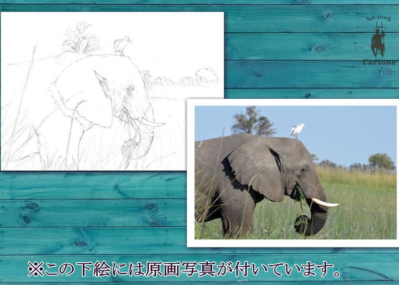 ラウラ・フューメ / 絵画・ゾウ・象 / 目立った傷や汚れなし 絵画 ラウラ.フューメ ゾウ 象 オフセット印刷／アートポスター